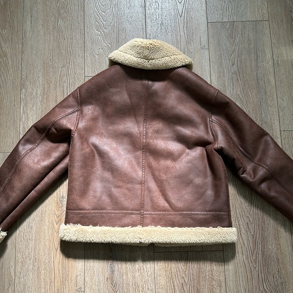 Mango Shearling Collared Jacket - Picture 9 of 9